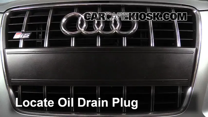 2008 Audi S5 4.2L V8 Oil Change Oil and Oil Filter